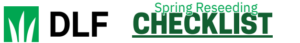 Spring reseeding checklist