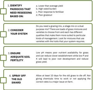 Spring reseeding checklists